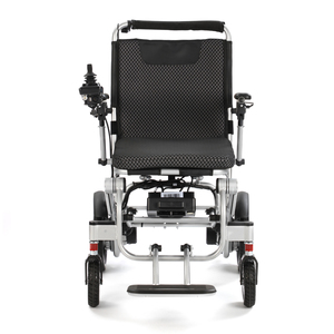 Silla de ruedas de viaje eléctrica de aleación de aluminio de gran venta 2025, silla de ruedas eléctrica ligera de plegado rápido para discapacitados - Product Image 6