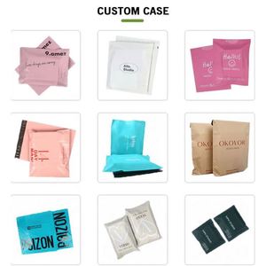Bolsa de Envío Biodegradable Personalizada con Impresión Serigráfica, MOQ Bajo, Color Beige, para Envíos Express - Product Image 4