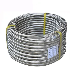 Braided Stainless Ptfe Hose High Quality Steel Wire Flexible Sae 100 R14 Stainless Steel Braided Ptfe Hose