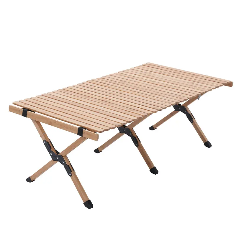 Сверхлегкий складной столик из бука, деревянный складной столик для кемпинга, стол для пикника с фермерским домом