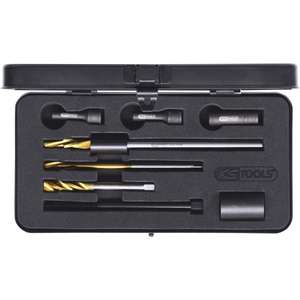 KS TOOLS - 152.1030 Kit universel de perçage des bougies de préchauffage M10 x 1.0 (8 pcs) - EAN 4042146225288 ENGINE AND TIMING SET - Product Image 5