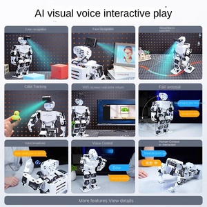 Robot Humanoid Tonybot cerdas bionik dengan pengenalan suara Visual awal grafis Piton pemrograman dioperasikan Android - Product Image 2