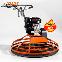 Truelle à béton à essence ZUJI ZJ90 haute puissance 5,5 CV, 150 tr/min, profondeur de travail 8-10 cm, moteur et boîte de vitesses