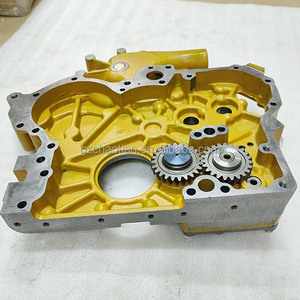 255-3069 2553069 3066 Pièces de moteur S6K Pompe à huile avec refroidisseur intermédiaire pour E320DL 320D 323DL 320C Excavatrice de construction Pompe à eau - Product Image 2
