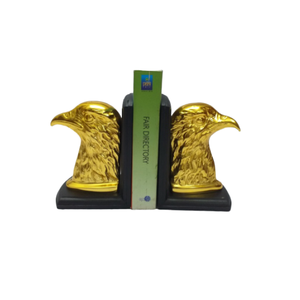 Wholesale Bookend Elegant Classic Aluminium With Wooden Base Decorative Silver Polish Bookends for <b>Bookshelf</b> - Product Image 2