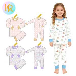 <span class=keywords><strong>Pigiama</strong></span> per Bambine in Bambù KERUI, Set con Maniche Lunghe e Leggings, Traspirante con Collo Tondo - Product Image 1
