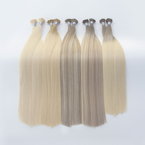 Extensions de cheveux vierges chinois Yamei à pointe plate, trame simple, fixation par fusion - Product Image 4