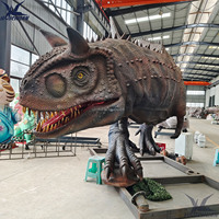 Fournisseur de dinosaures animatroniques de Chine de haute qualité Modèle géant Carnotaurus de dinosaure robotique grandeur nature à vendre