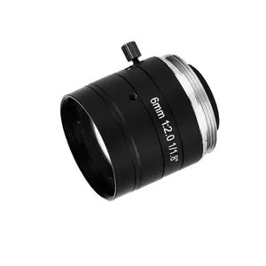 Lente FA de enfoque fijo 1/1.8 ''5MP 6mm para inspección de cámaras industriales