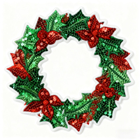 Patch brodé personnalisé en dentelle et sequins avec tissu chenille thermocollant durable pour promotion de Noël en gros