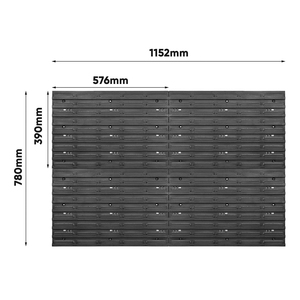 38 Pcs Wall <strong>Mounted</strong> Pegboard Tool Organizer <strong>Board</strong> with Tool Holders for Garage Workshop - Product Image 6