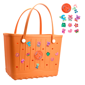 Nouvelle arrivée couleur personnalisée lavable EVA femme Silicone plage sac fourre-tout extérieur grande capacité Eva sac sacs à main en caoutchouc - Product Image 1