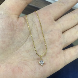 Dernier cri de tous les jours élégant porter Adorable idée médias sociaux à la mode délicat or titane acier collier pour les femmes en gros Fit - Product Image 3