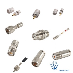 UHF Stecker-Buchse RF-Adapter |   Präzisions-HF-Koaxialwandler |   für GPS, Radio, Funkmodule, Testgeräte - Product Image 1