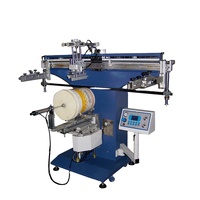 Máquina de Serigrafía Semiautomática de Precisión para Botellas/Cubos