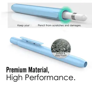 MoKo - Suporte de caneta protetora retrátil para Apple Pencil 1a Geração, capa protetora de pele para telas