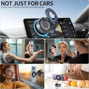 Nuovo Supporto Magnetico Universale Pieghevole per Telefono da Auto, Rotazione a 360°, Regalo Promozionale, Porta Cellulare per Auto - Product Image 5