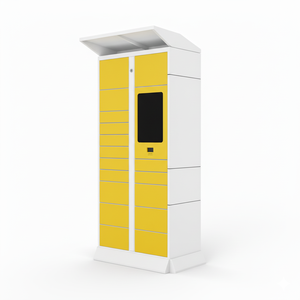 Kotak loker paket rakitan luar ruangan pintar Dengan Akses kode QR kabinet pengiriman elektronik untuk apartemen dan penggunaan komunitas - Product Image 4