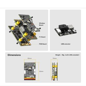 Contrôleur de vol Speedybee F405 Wing à prix de gros pour avion RC FPV, VTOL, avion à voilure fixe, drone à rotor inclinable - Product Image 2