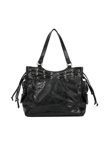 Borsetta a Spalla <span class=keywords><strong>Vintage</strong></span> Y2K Foderata in Poliestere con Cerniera, Tasche Interne in <span class=keywords><strong>Ecopelle</strong></span> PU, Coulisse Decorativa e Ciondolo a Cuore - Product Image 5