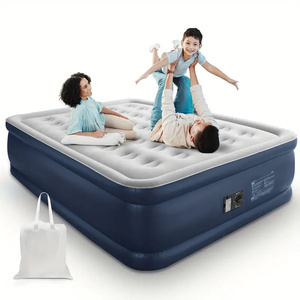 <strong>Luxury</strong> Double Inflatable Foam Bed Built-in Pump High-Adjustable <strong>Blow</strong> Air <strong>Mattress</strong> Foldable for Home Camping Outdoor Bedroom Park - Product Image 1