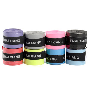 Coated Flat Grip Tape For <b>Badminton</b> Racket Sweat Absorbing Anti Slip Adhesive Tape Tennis Racket Grip HT009 Quanzhou Fujian - Product Image 2