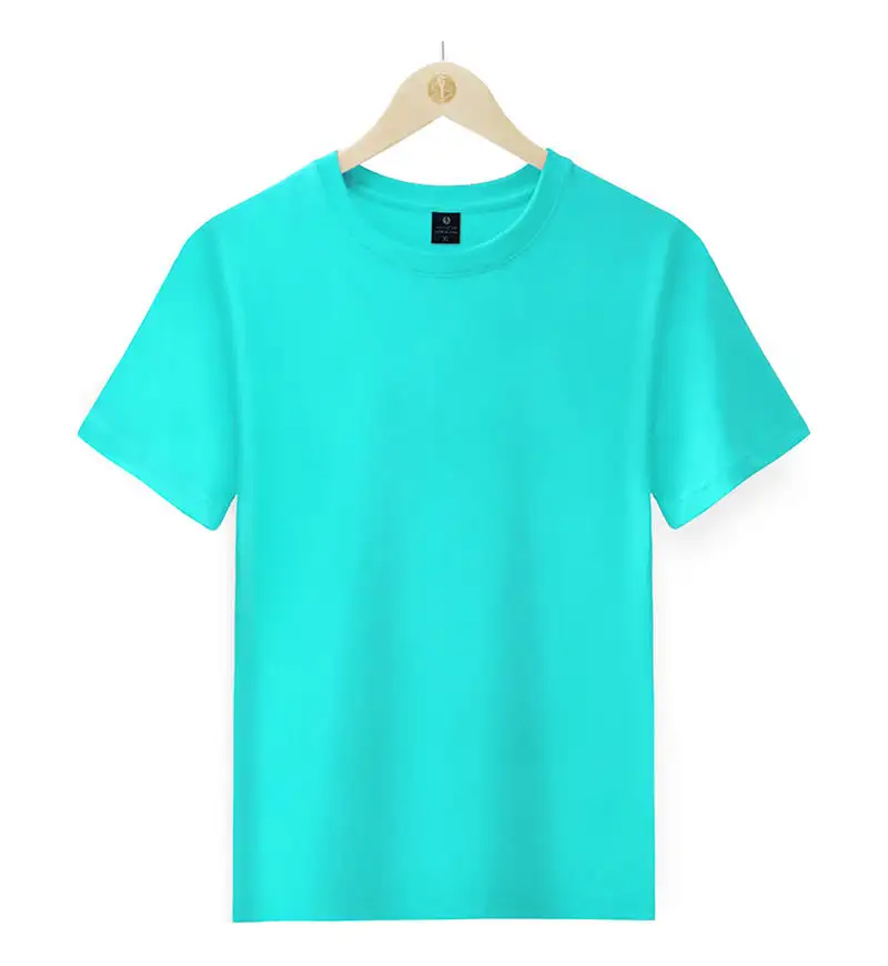 यूनिसेक्स शॉर्ट आस्तीन 100% कपास गर्मी हस्तांतरण dtg कढ़ाई वाले लोगो स्क्रीन प्रिंटिंग कस्टम टी शर्ट पुरुषों की टी शर्ट