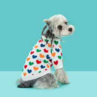 Pull de Noël pour chien, pull chaud en tricot pour animaux de compagnie, motif renne et flocon de neige, vêtements d'hiver pour chiens de petite et moyenne taille