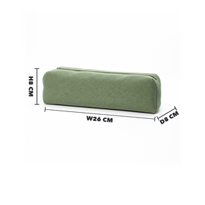 Recyclable Lightweight Canvas <b>Makeup</b> Bag ODM OEM Customization BSCI Vegan Candy Cosmetic <b>Storage</b> Bag Girls Vintage Zipper - Product Image 1