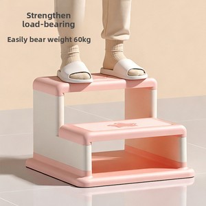 Taburete de Baño <span class=keywords><strong>para</strong></span> <span class=keywords><strong>Bebés</strong></span> y Niños Pequeños, Antideslizante, Material PP de Doble Grosor, Multifuncional, <span class=keywords><strong>para</strong></span> Uso Doméstico - Product Image 3