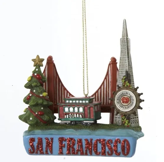 Cá nhân nhựa treo trang trí cho du lịch thành phố San Francisco trang trí Giáng sinh