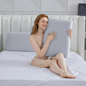 <span class=keywords><strong>Oreiller</strong></span> ergonomique pour le cou en mousse <span class=keywords><strong>à</strong></span> <span class=keywords><strong>mémoire</strong></span> <span class=keywords><strong>de</strong></span> <span class=keywords><strong>forme</strong></span> avec gel rafraîchissant et housse amovible écologique - Product Image 6