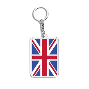 Llaveros Personalizados al por Mayor, Llaveros de Metal y Acrílico con Logotipo Personalizado, Llavero con Bandera Nacional de México, Italia, Estados Unidos, Bandera Americana - Product Image 2