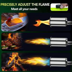 Antorcha de Propano para Cocina, Encendedor de Carbón para Fogatas, Antorcha para Parrilla con Encendedor y Llama Ajustable para Cocinar - Product Image 3