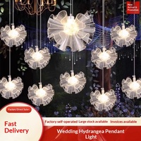 Décoration de mariage : Centre de table lumineux en forme d'éventail, style feu d'artifice, lustre étoilé, style moderne pour mariage