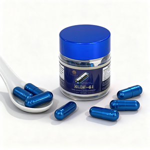 <b>Men's</b> Natural Health Capsule Herbal Dietary Fiber Capsule for Daily Energy Customized Blue Label Bottle Option OEM/ODM - Product Image 1