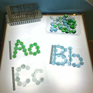 Montessori asilo nido bambino formato bambino Led tavolo da luce con scatola di luce LED scuola materna scuola materna bambino tavolo da gioco per bambini - Product Image 4