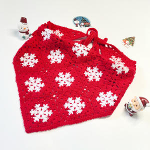 Nuovi Fasce <span class=keywords><strong>per</strong></span> Capelli Natalizie Wowei all'Uncinetto, Bandana in Cotone Lavorato a Maglia, Accessori <span class=keywords><strong>per</strong></span> Capelli Estetici, Sciarpa Lavorata a Maglia con Fiocchi di Neve - Product Image 5
