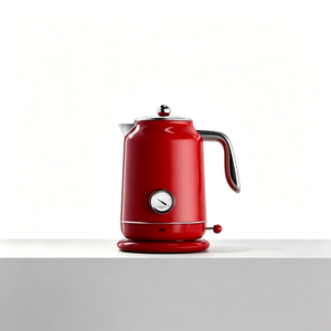 Bollitore Elettrico 1.7L Stile Retrò per Uso in Cucina 360° °   Base Girevole per Bollitore Rapido, Certificato CE e CB, Spegnimento Automatico - Product Image 4