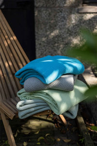 부드럽고 편안한 솔리드 100% 코튼 니트 던지기 담요 어린이용 및 호텔 담요 AY - Product Image 2