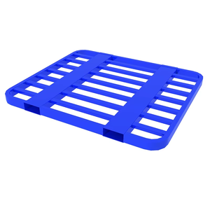 Palet de Acero de Alta Calidad <span class=keywords><strong>Yuge</strong></span>, Personalizado, de Una Sola Cara, Modelo 002, Resistente, Entrada Bidireccional, Carga Dinámica de 3.0T, para Transporte de Carga - Product Image 3