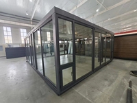 Gimnasio Modular Prefabricado para Exteriores, Cabina de Fitness para Patio Trasero, Sala de Entrenamiento Expandible, Contenedor Prefabricado Portátil, Salón de Exposiciones Comercial