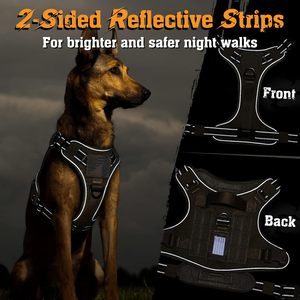 Chaleco para perros de muestra gratis con forro transpirable y asa acolchada para un control cómodo en ropa táctica para perros al aire libre - Product Image 6
