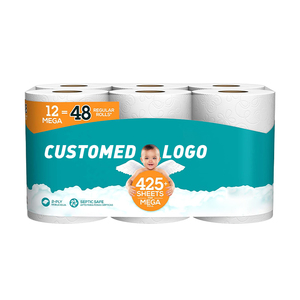 <span class=keywords><strong>Papier</strong></span> <span class=keywords><strong>toilette</strong></span> personnalisé ultra doux <span class=keywords><strong>en</strong></span> <span class=keywords><strong>gros</strong></span>, naturel, 2/3 plis, imprimé, <span class=keywords><strong>en</strong></span> vrac, <span class=keywords><strong>pas</strong></span> <span class=keywords><strong>cher</strong></span>, 100% doux et lisse, <span class=keywords><strong>en</strong></span> pâte de bois vierge pour salle de bain - Product Image 2