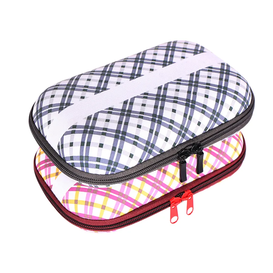 Cosmetic Travel Makeup Bag Customized Waterproof Portable Handle Makeup Bag Pouch Travel Fashion Case Brush Holder Oem Cosmetic Hard Shell Eva Case