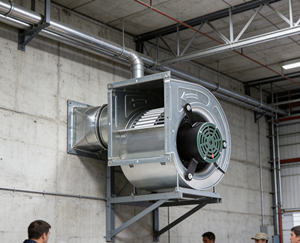 Ventilateur centrifuge antidéflagrant Yuyao Jiale 230V 300W-4p 800rpm AC, en acier inoxydable, haute efficacité, grand volume d'air - Product Image 2