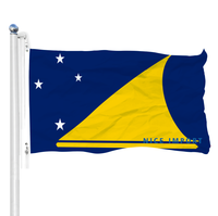 Drapeau des Tonga 3x5, durable, pour équipe sportive, bannière décorative murale intérieure, compatible avec les mât de drapeau pour l'extérieur de la maison