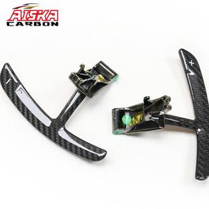 Volant en fibre de carbone sèche AISKA avec palettes de changement de vitesse pour Porsche Cayenne Macan Panamera 911 - Product Image 3