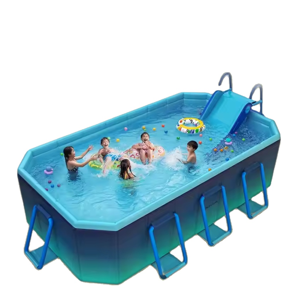 Piscinas, утолщенный износостойкий складной экологически чистый прямоугольный надувной детский бассейн для домашнего использования