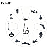 Microphone d'instrument de haute qualité 4099 avec kit de microphones pour saxophone, violon, piano, flûte, guitare, performance musicale